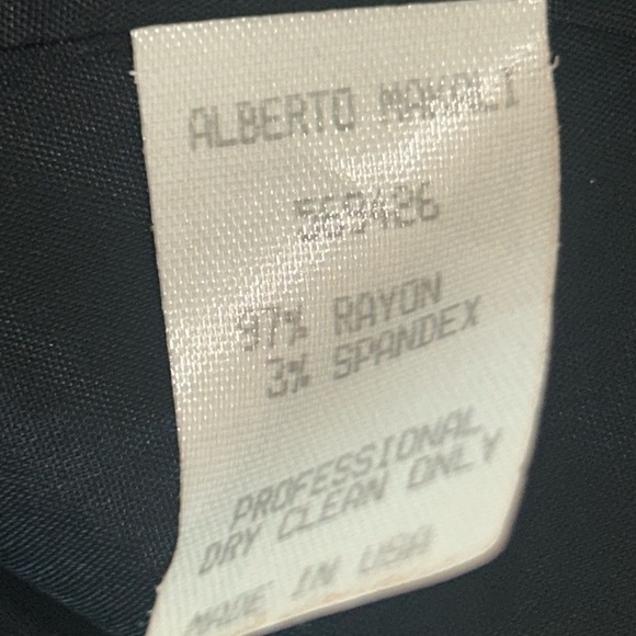 Alberto Makali Open Front Drape Style Sequined Zebra Print Blazer Jacket sz L - Picture 11 of 11